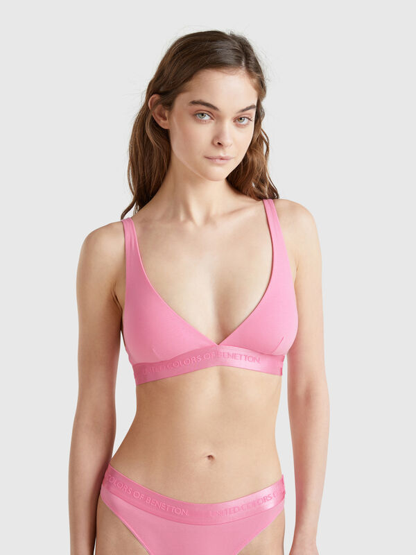 Triangel-BH aus Stretch-Baumwolle Damen