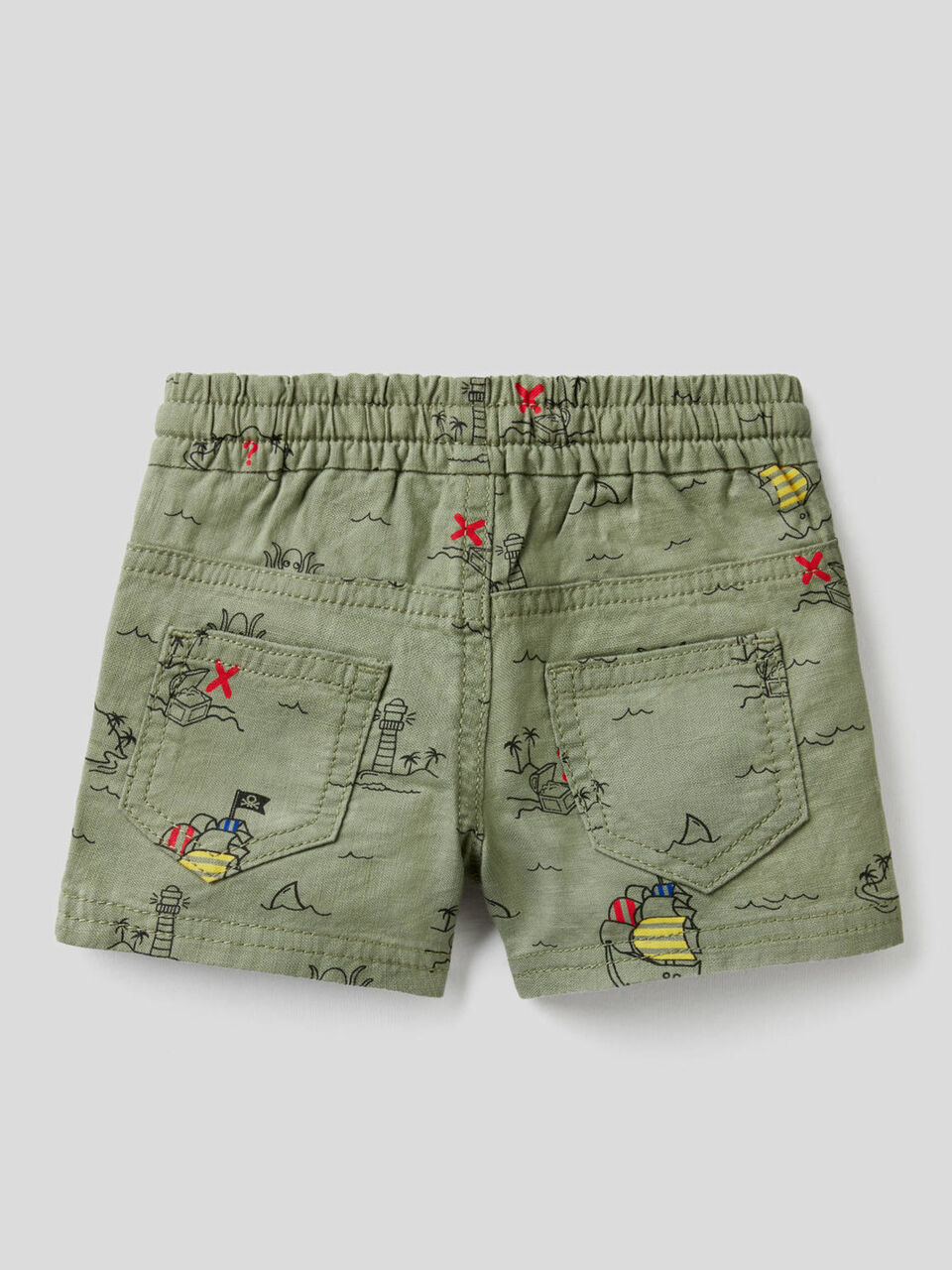 Short avec imprimé île au trésor image number 2