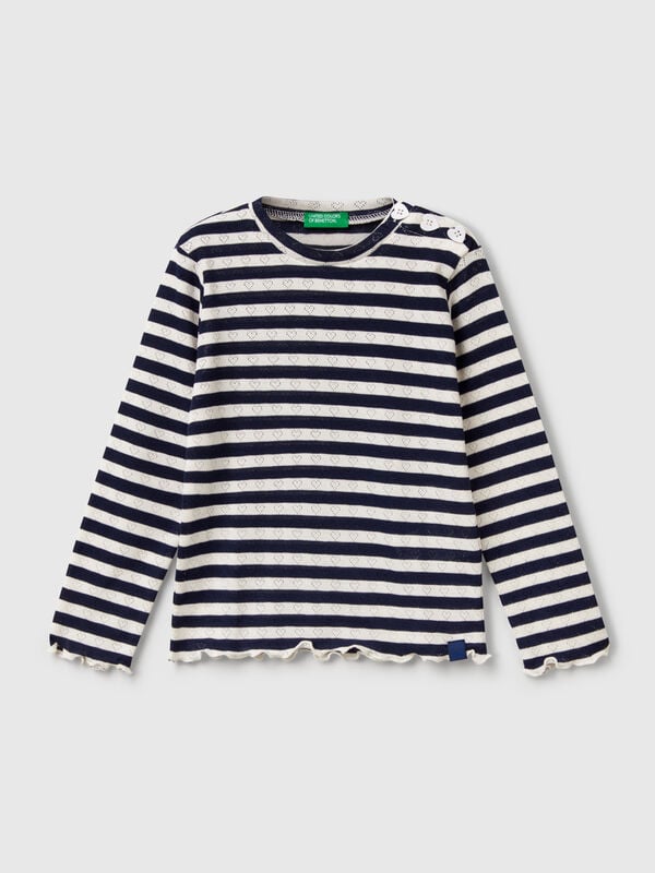 Gestreiftes T-Shirt Mädchen