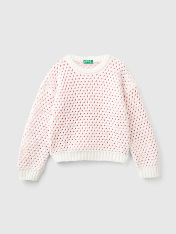 Boxy fit chenille sweater Junior Girl