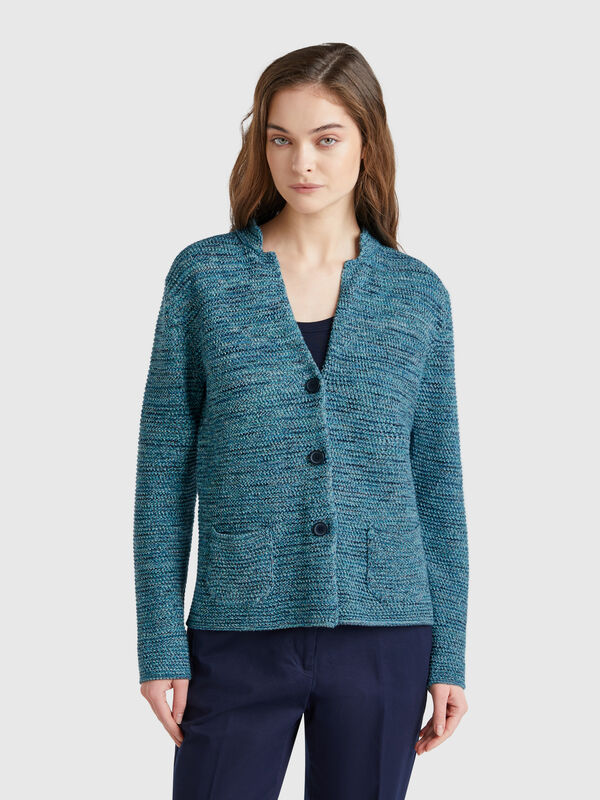 Strickjacke aus 100 % Baumwolle Damen