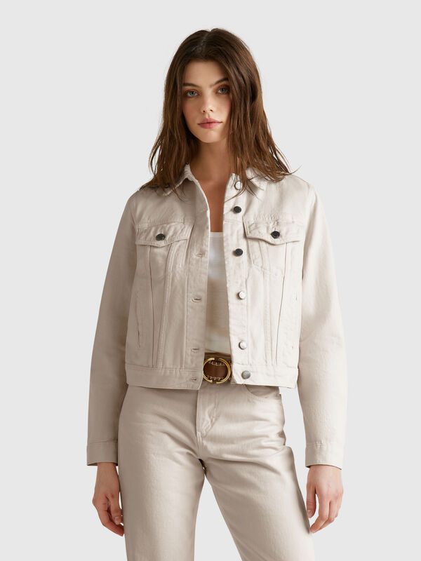 Veste en jean cavalier Femme