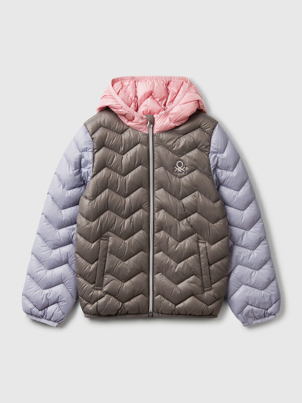 Veste matelassée avec capuche Filles