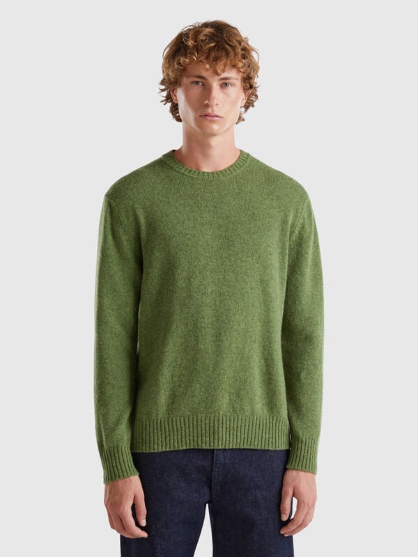 Pull en laine Shetland Homme