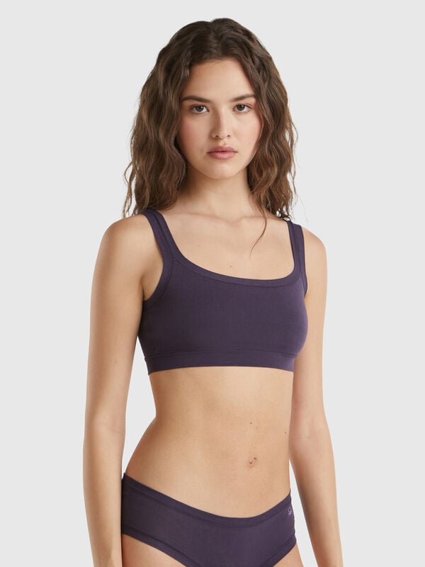 Brassière coton bio super stretch Femme