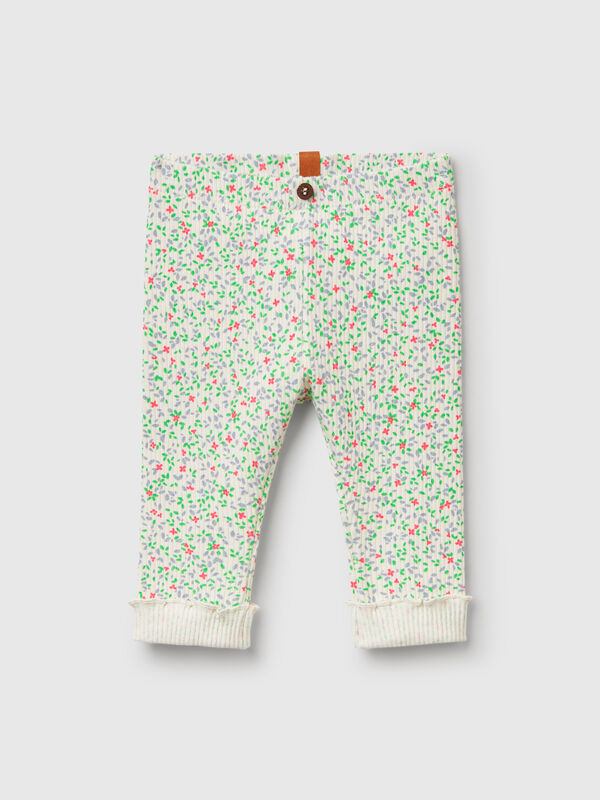 Leggings à imprimé floral Naissancede
