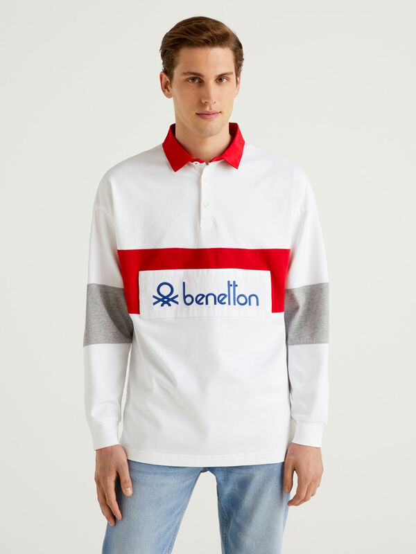 Polo de rugby en coton bio