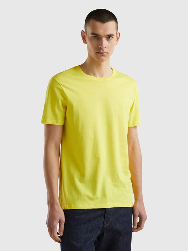 T-Shirt in Gelb Herren