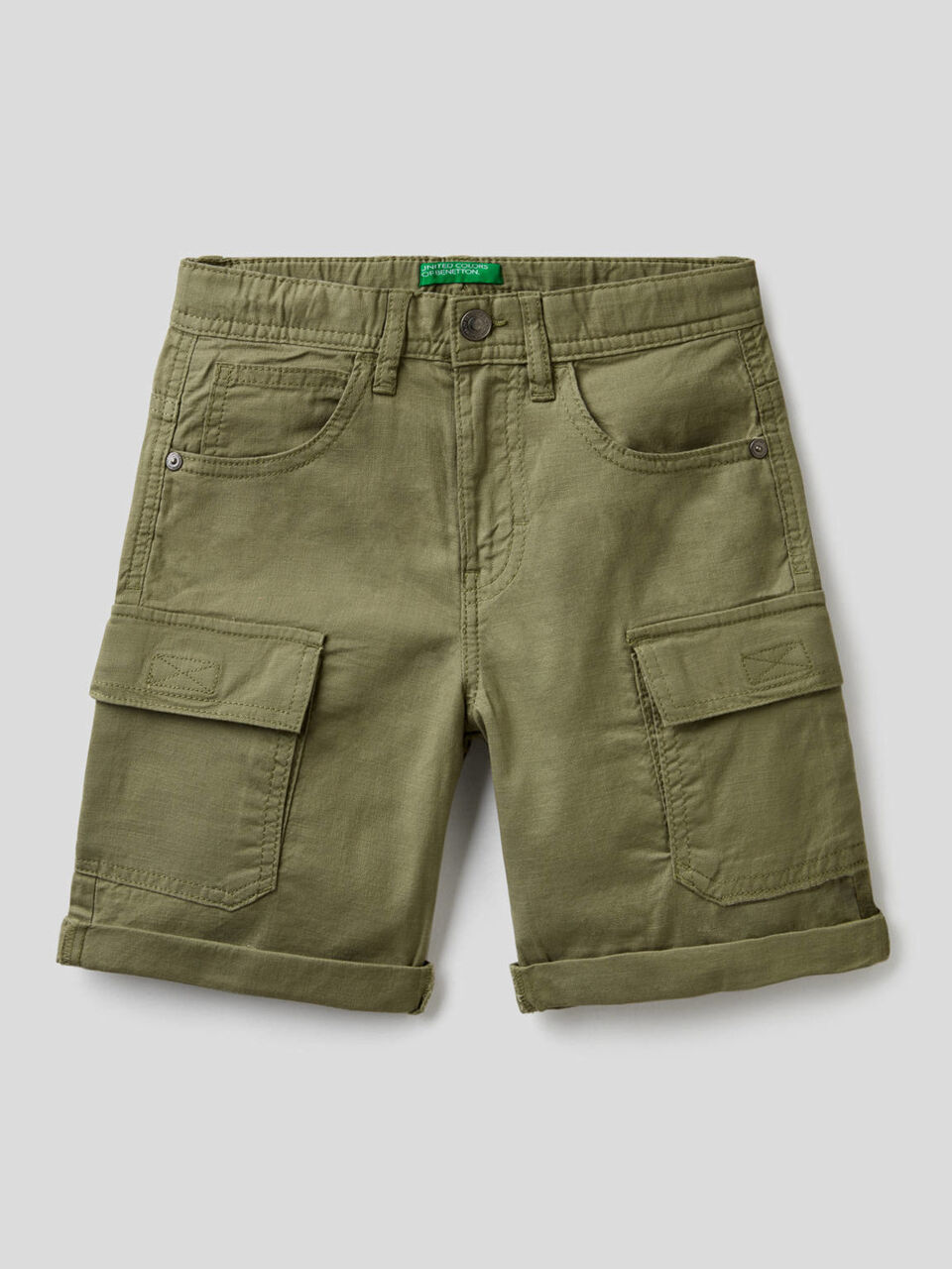 Bermuda cargo en 100% coton image number 1