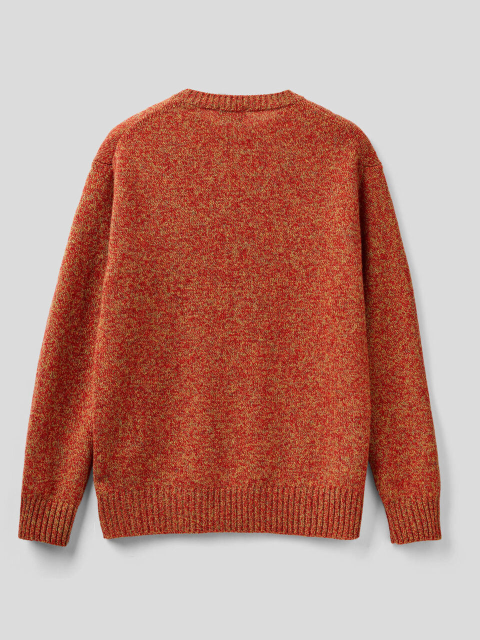 Pull col rond en pure laine Shetland image number 2