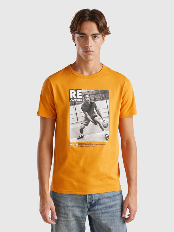 Regular fit t-shirt in organic cotton Men