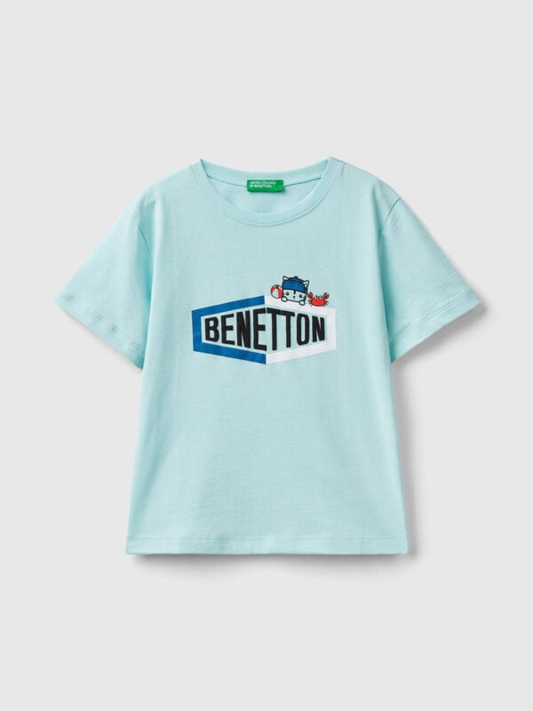 T-shirt 100 % coton bio à imprimé Garçon