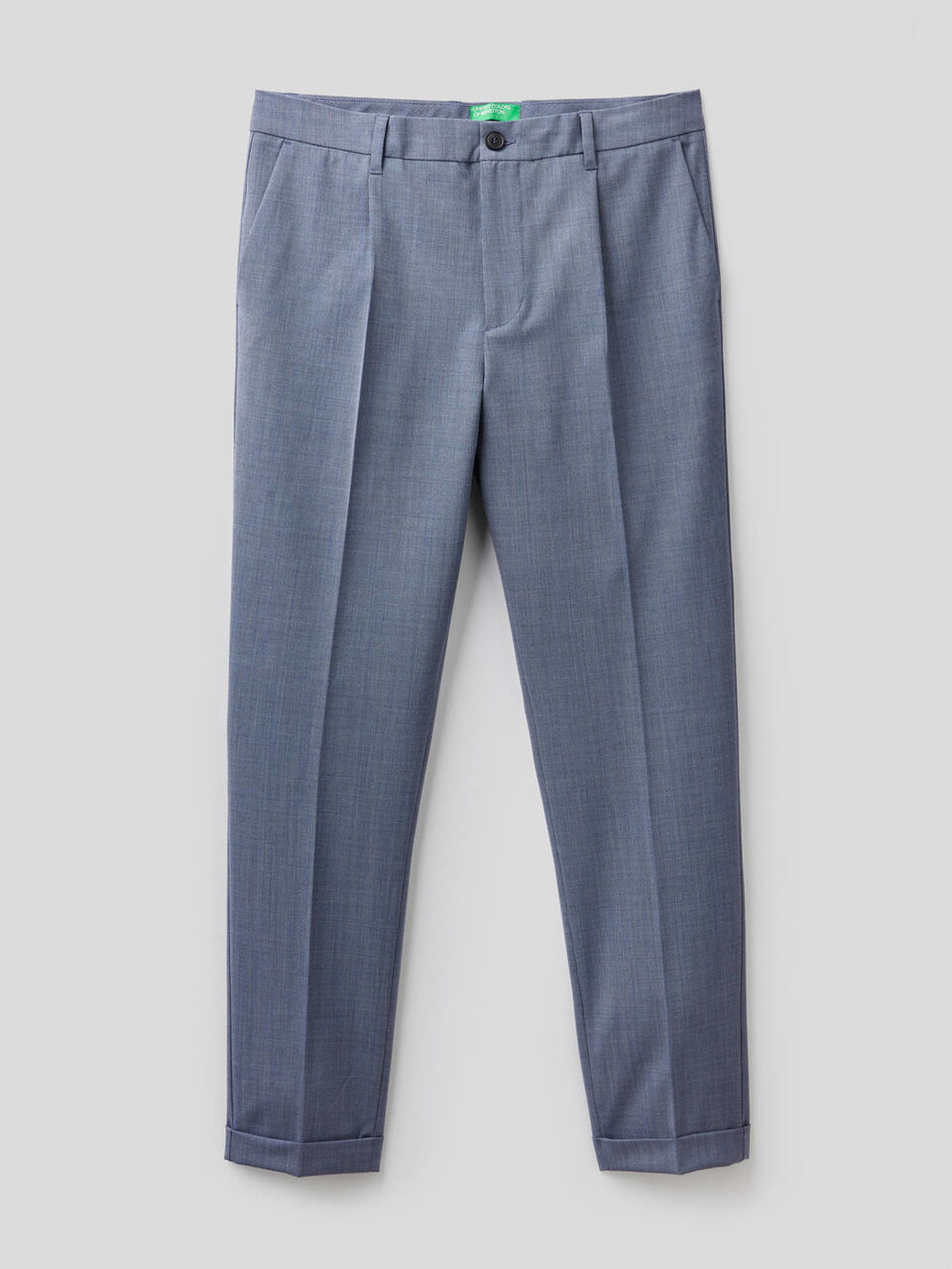 Slim-Fit-Chinos mit Saumaufschlag image number 1