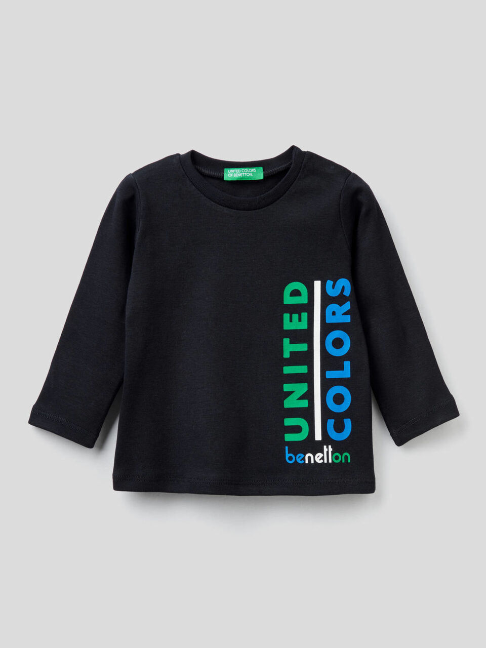 T-shirt manches longues en coton bio image number 1