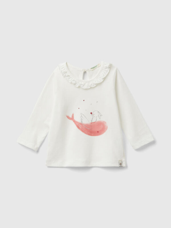 T-shirt with rouched collar New Born (0-18 months)