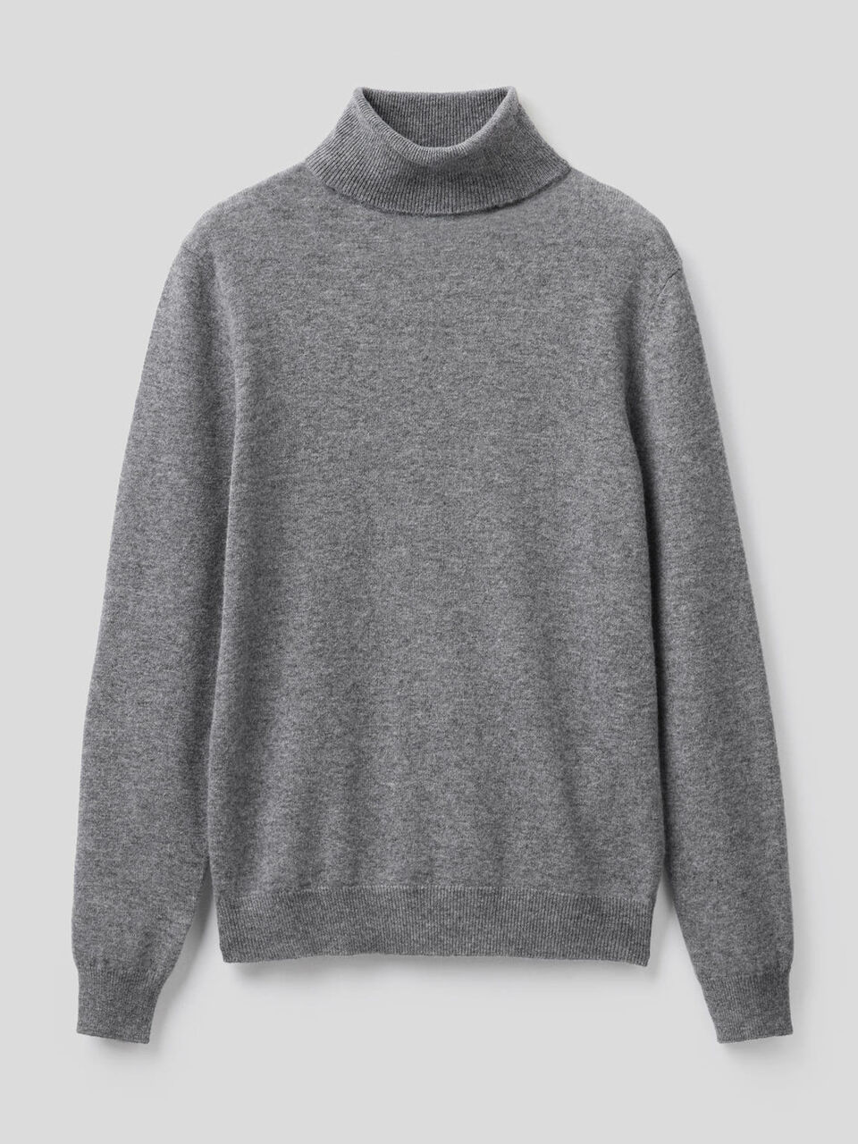 Pull chaud col roulé en pure laine vierge image number 1