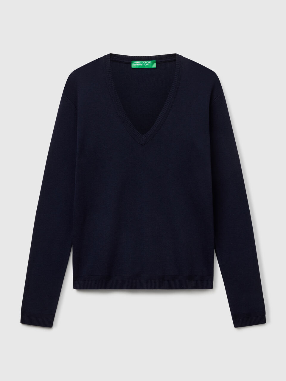 V NECK SWEATER L/S Femme image number null