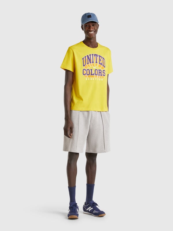 Bermuda en molleton de coton  Homme