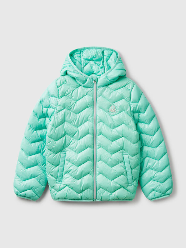 Veste matelassée avec capuche Filles