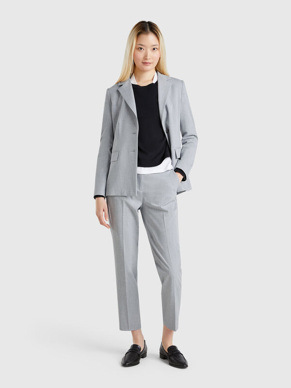 Fließende Slim-Fit-Hose Damen