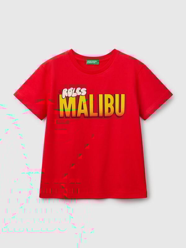 T-Shirt aus Baumwolle mit Aufdruck Jungen