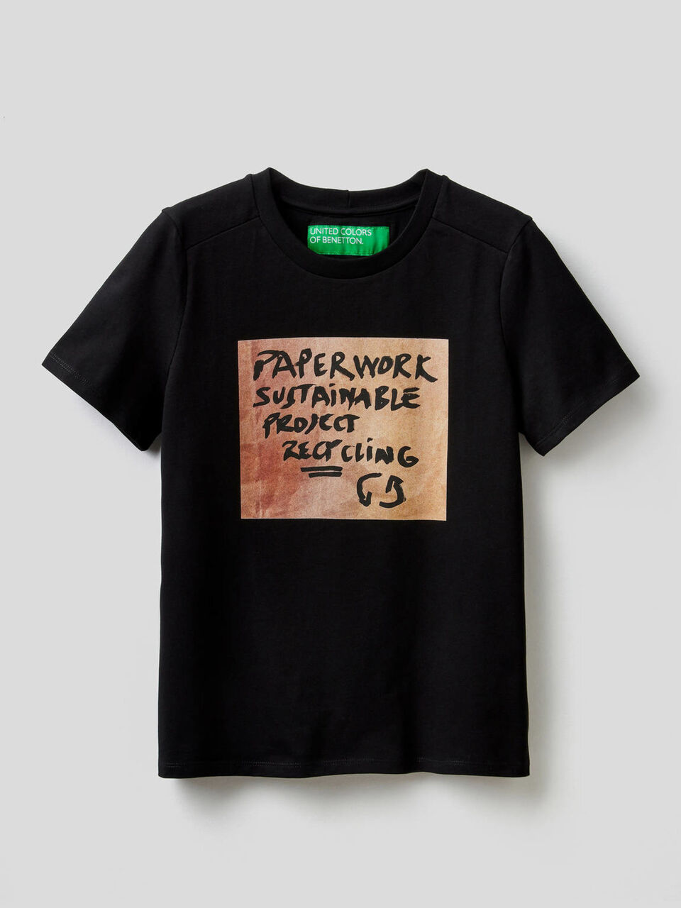 T-Shirt aus Bio-Baumwolle mit Print image number 1