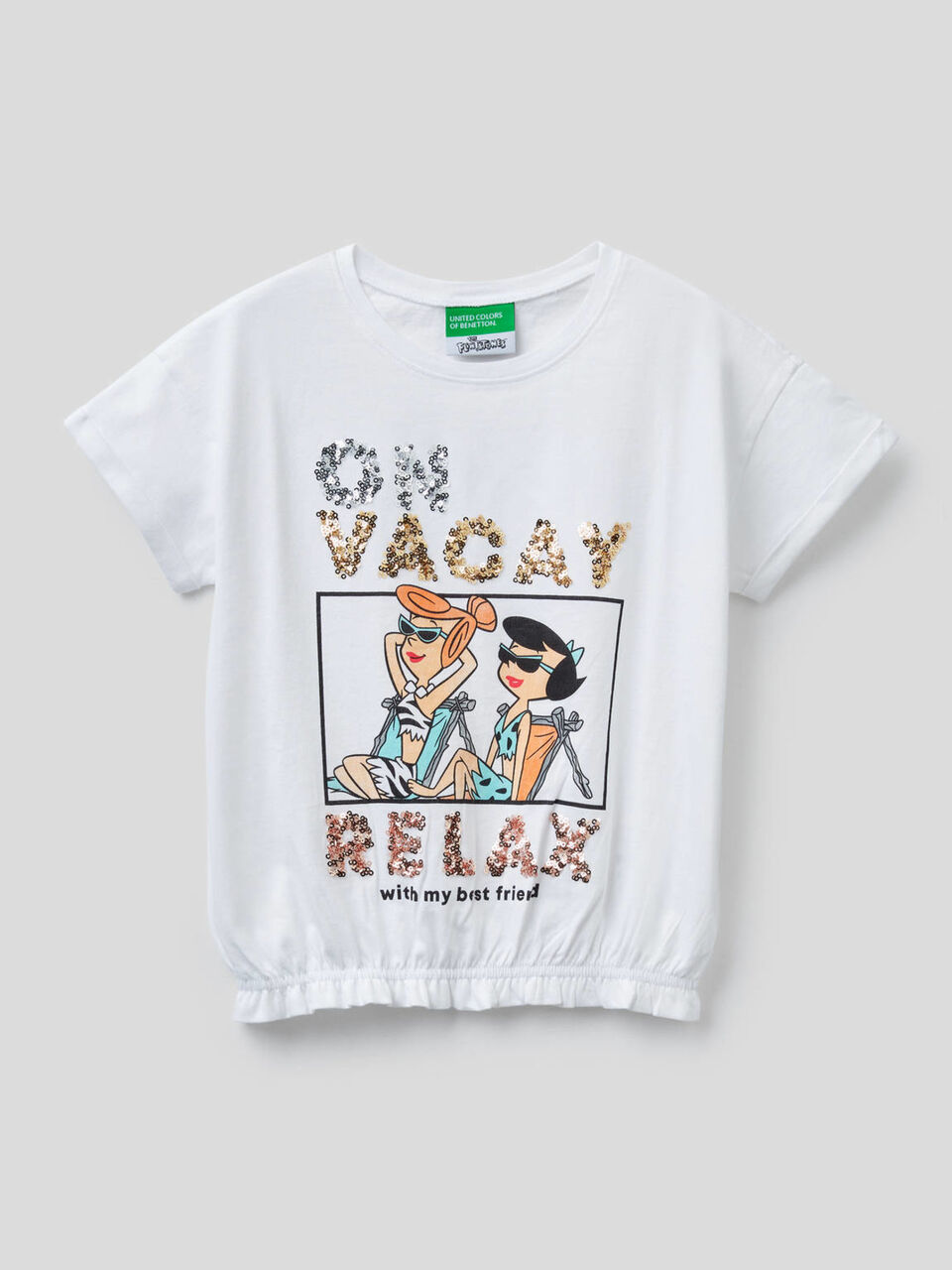 Cropped Flintstones t-shirt image number 1