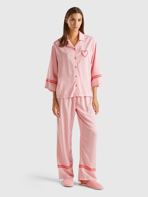 Pyjama en viscose durable Femme