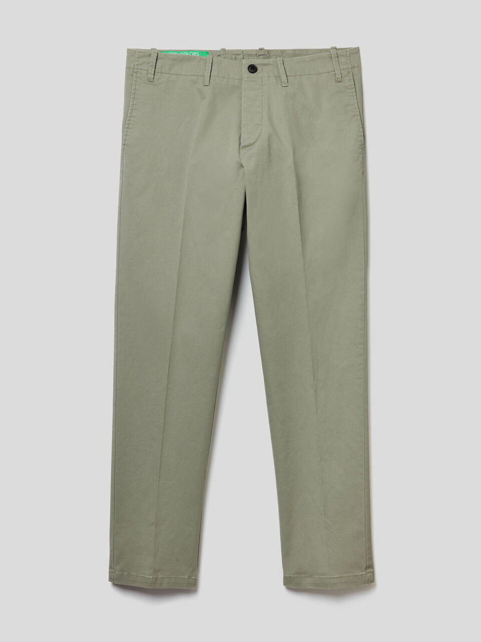 Pantalon chino en coton stretch image number 1