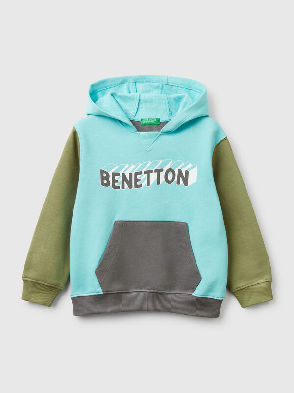 Sweat à capuche 100% coton Garçon