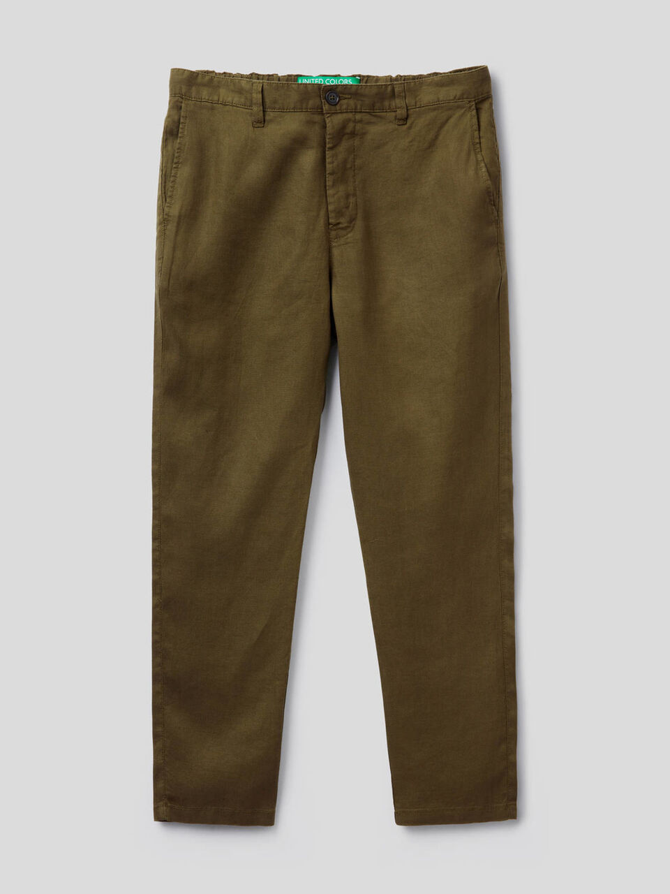 Chinohose aus reinem Leinen image number 1