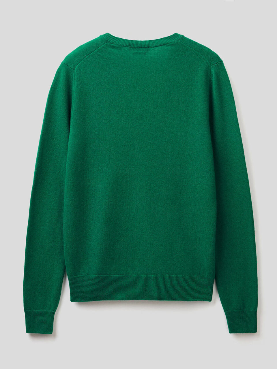 V-neck sweater in pure virgin wool image number 2