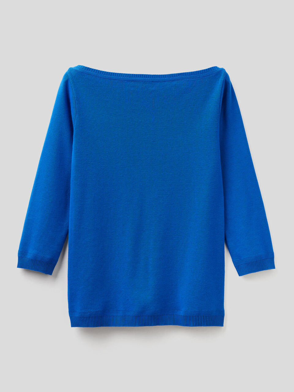 Pull 100% coton avec encolure bateau image number 2