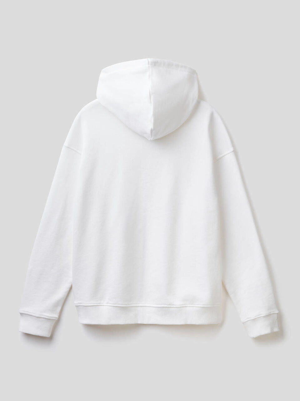 Sweatshirt aus Baumwolle mit Reißverschluss und Kapuze image number 2