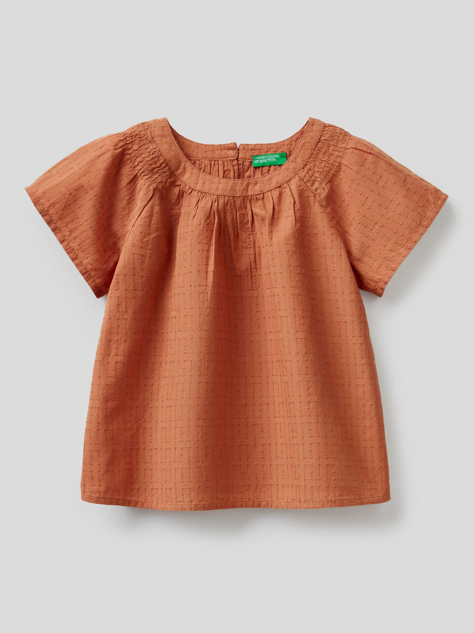 Bestickte Bluse aus 100% Baumwolle image number 1