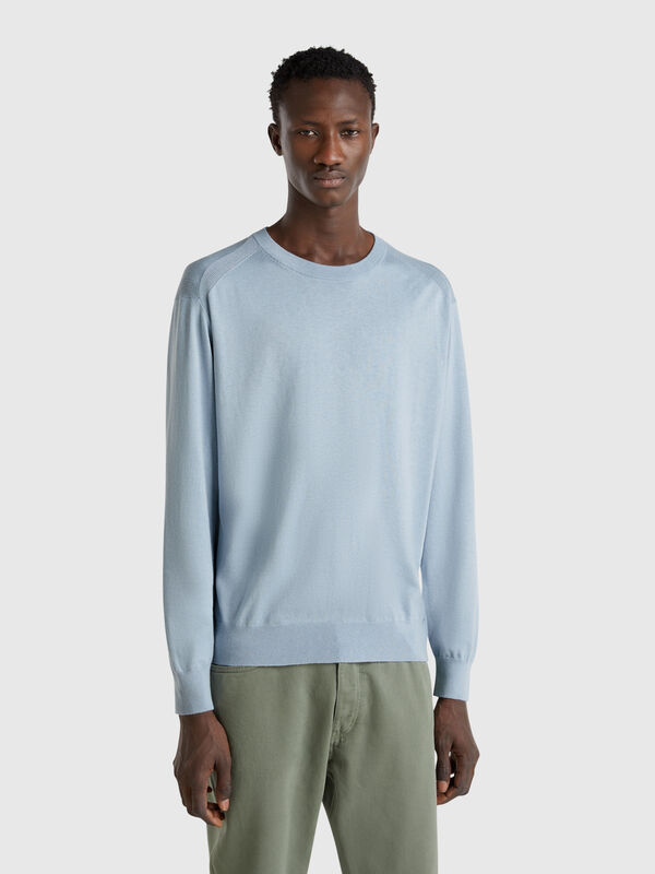 Pullover aus Viskose- und Seidenmischung Herren