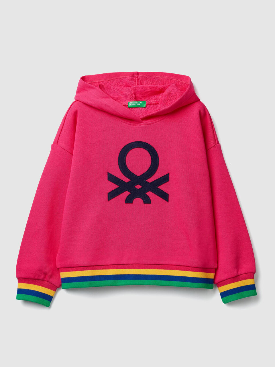 Sweatshirt mit Logo und Kapuze image number 1