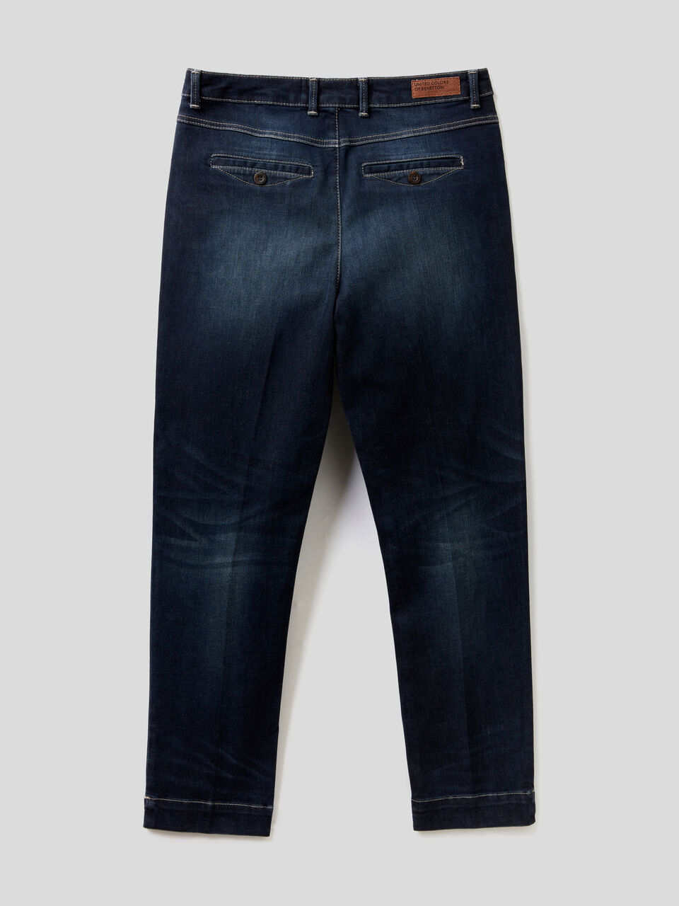 Slim-Fit-Chinos aus Denim image number 2