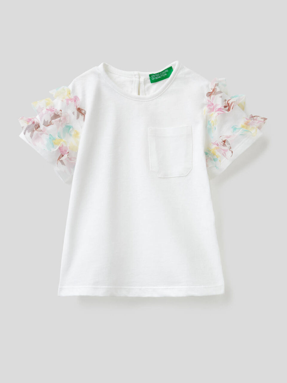 T-Shirt mit Volant image number 1