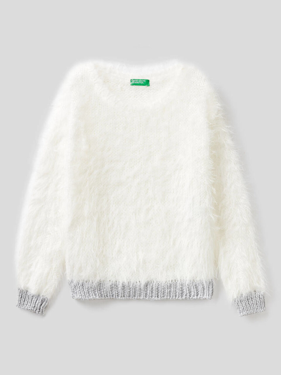 Sweater in long-haired yarn image number 1
