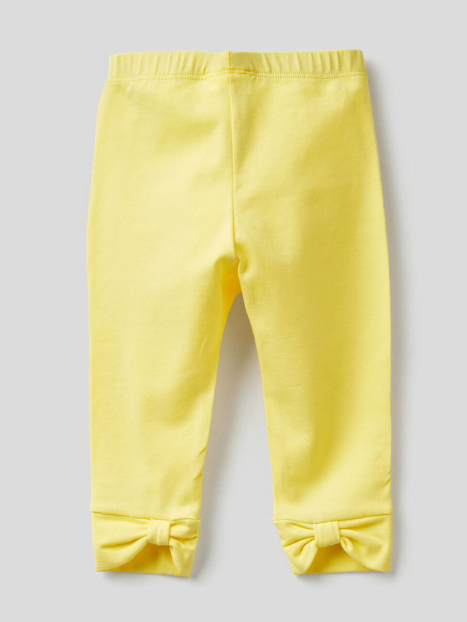 Leggings with bow in stretch cotton image number 2