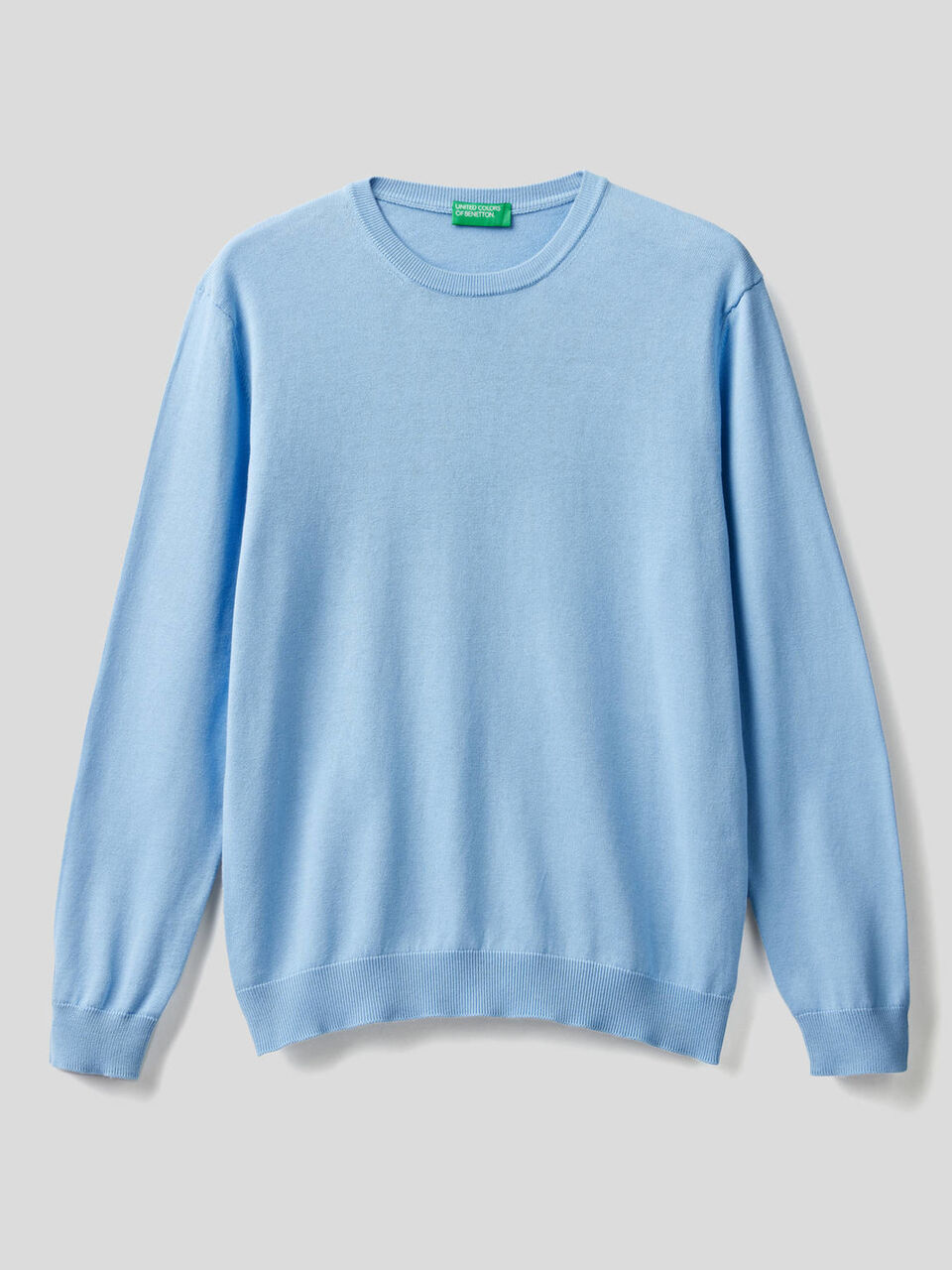 Pull col rond 100% coton image number 1