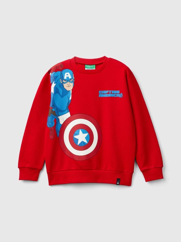 Sweater ©Marvel Captain America in Rot Jungen