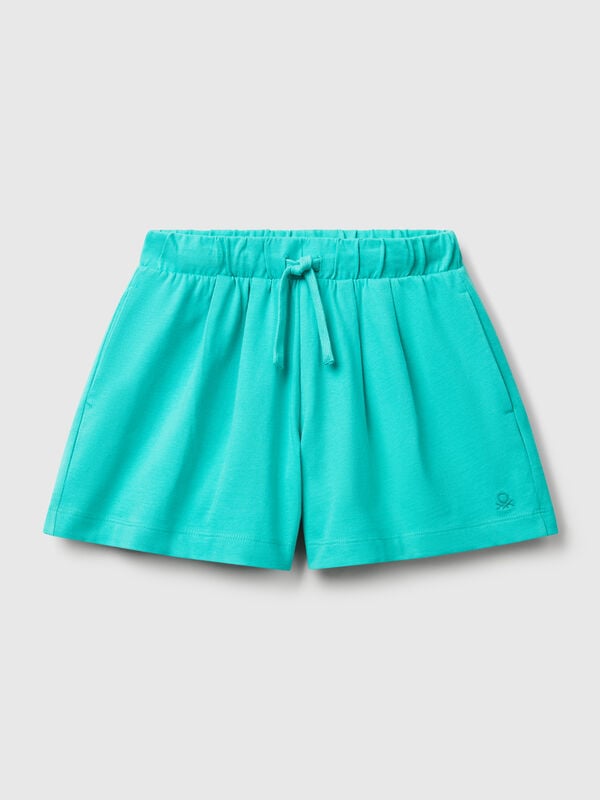 Shorts in pure cotton Junior Girl