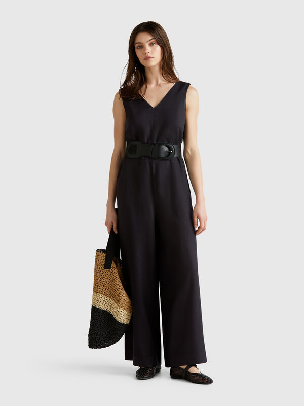 Combinaison pur lin Femme