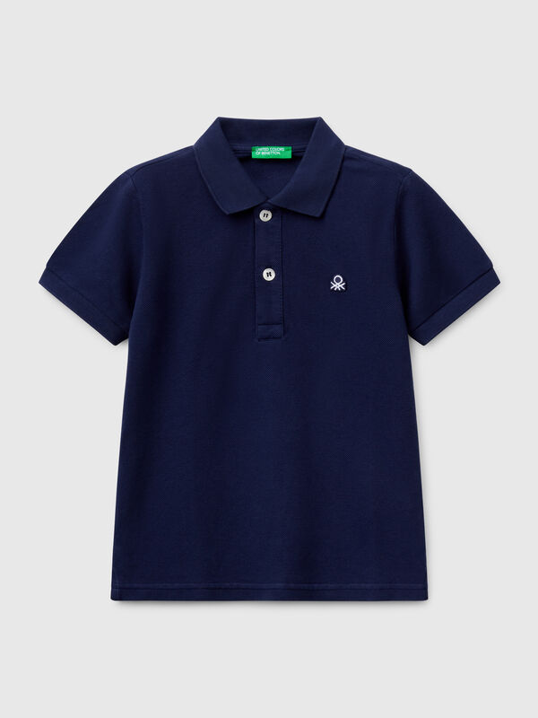 Polo à manches courtes en pur coton Garçon