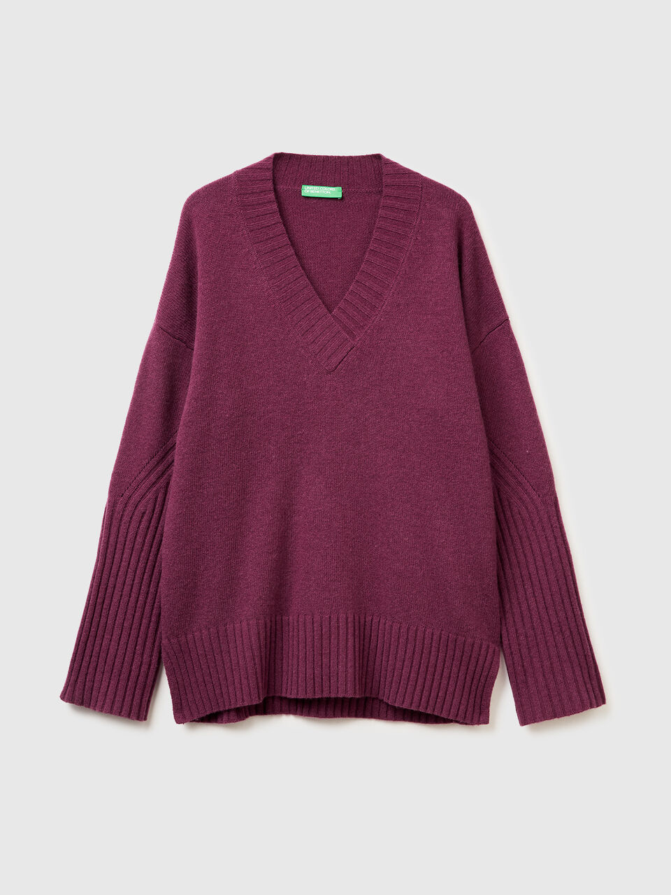 V NECK SWEATER L/S Damen image number 1