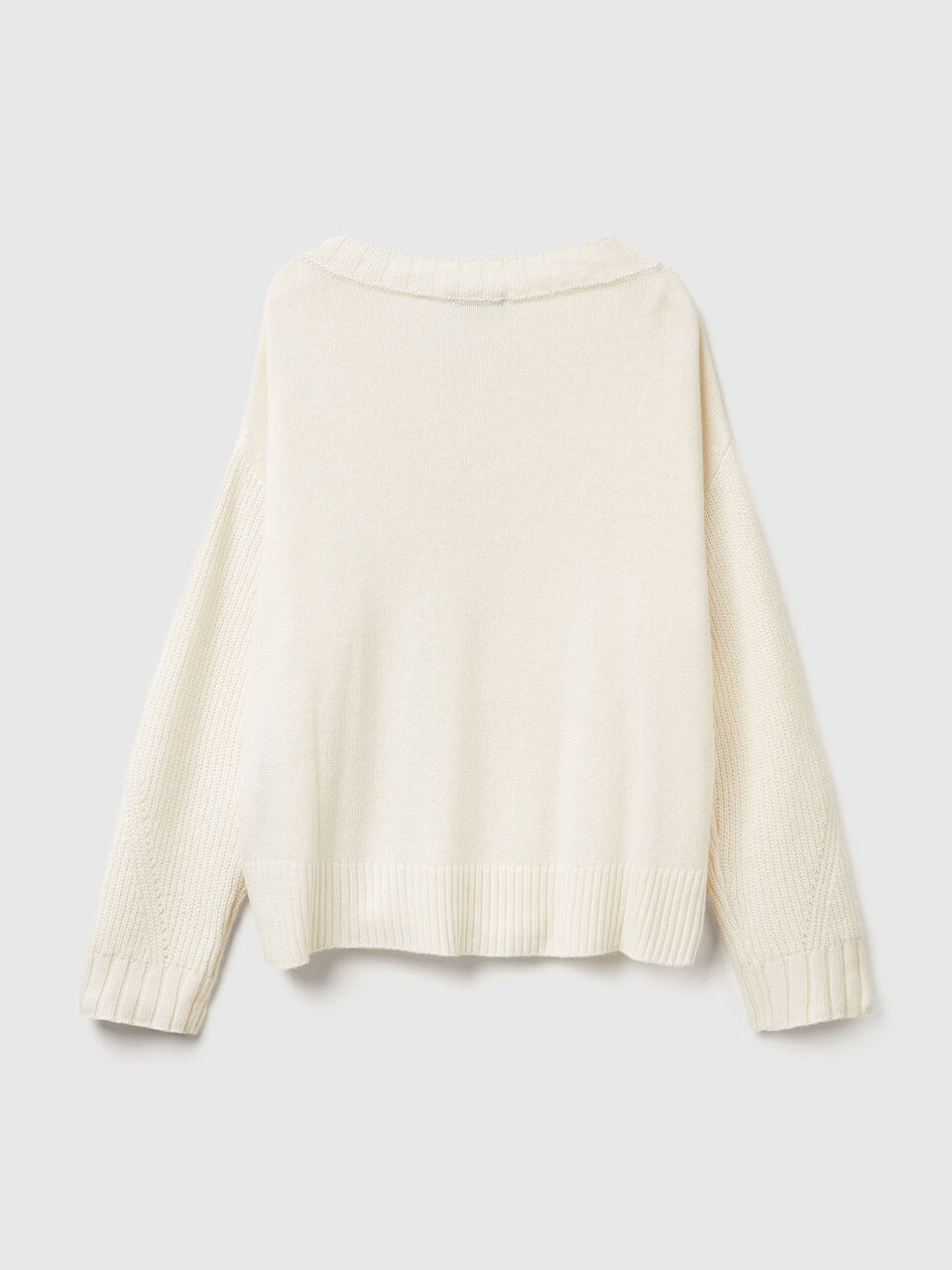 V NECK SWEATER L/S Femme image number 2