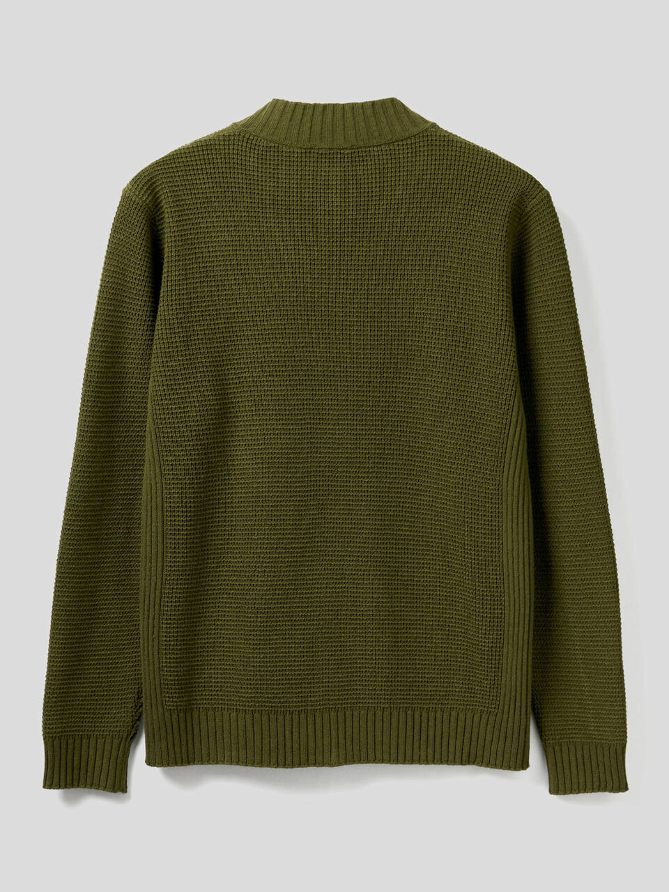 Strickjacke mit Öffnung mit Reißverschluss image number 2