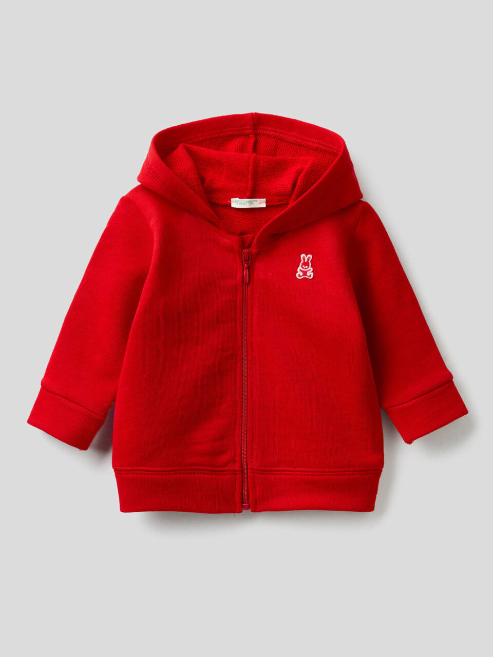 Sweatshirt with hood in organic cotton image number 1